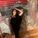 Michelle Borth Instagram - We are…we are… the architects of our own destiny. Dedicated to the 1920’s, my favorite era and the progressive “new woman”. May we continue to challenge the notions and norms about femininity and the role of women. Art and photo by @podzemaljac 📷 #futureisfemale #womenartists #femaleempowerment #pavingstones