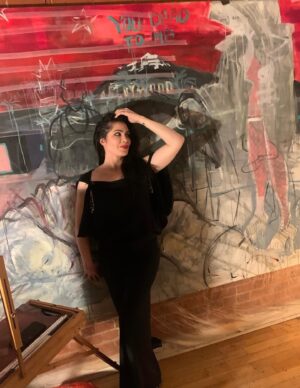 Michelle Borth Instagram - We are…we are… the architects of our own destiny.  Dedicated to the 1920’s, my favorite era and the progressive “new woman”. May we continue to challenge the notions and norms about femininity and the role of women. 

Art and photo by @podzemaljac 📷 

#futureisfemale #womenartists #femaleempowerment #pavingstones