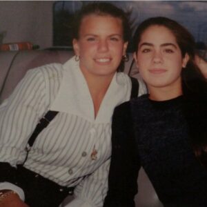 Michelle Borth Instagram - Throwback….. My love, my soulmate, the one who knows and understands me above and beyond all others. 
In Kindergarten, at about age 5yrs old, we played parachute 🪂 in gym class. She stood in the middle of the circle and pulled her pants down without any fear or restrain, she was and always been completely free.
Why do I love this woman? In middle school,  girls were not allowed to play male sports. Erika refused that idea and was the first girl to fight and join an all male wrestling team in our schools history. On her first match she was disqualified because her hair was too long.  She could have walked away, she could have said I tried, but she didn’t…. We went into the girls bathroom with a pair of arts and crafts scissors and cut all of her hair off right there. All her beautiful blonde long locks fell to the floor, we cried, but knew this was bigger than ourselves.  She walked out of the bathroom with the most awful bowl crop cut I’ve ever seen, and with her head held high she said I am going to wrestle, and you can’t stop me. Before the world of women’s rights, before the #metoomovement, before women dared to go against the norm, Erika made a stance. There was no glory, no social media, no accolades to be given, she did it because her heart knew discrimination before I even understood the definition of the word . Anybody from Monroe Woodbury middle school will never forget this moment. We didn’t understand the significance, the strength, and how powerful that moment was…. But we will never forget. The day Erika Genovese broke all stereotypes , all boundaries, and made history.  So to my friend, I say thank you for your fearlessness, your courage, and your strength.  You’ve been my hero ever since,  and still are to this day. Brava!!!!!!!!!!
To all the young girls and women who challenge the norm, who refuse to except boundaries because of our gender, and have been leaders of female empowerment before it was  appreciated  by anybody. I dedicate this to you, E.
So much love and admiration, ❤️❤️❤️❤️❤️❤️❤️🙏🤗🙌🙌🙌🙌🙌🙌🙌🙌
#womenforwomen 
#femaleempowerment 
#weareone
#proudtobefemale