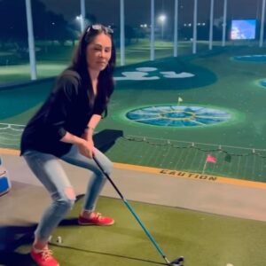Michelle Borth Instagram - #topgolf #topbitches #topfriends #topskills