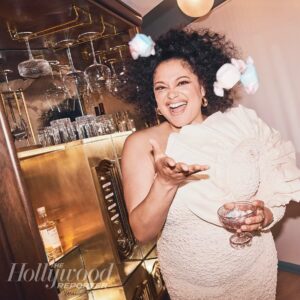 Michelle Buteau Instagram - This just in from The Hollywood Reporter - “We fine as fuq!” 

Thx ew @hollywoodreporter ✨ 

Comedy Royalty: 
@quintab @reneeelisegoldsberry @eggyboom @princesstagram #kristenwiig 

Photographer: @beaugrealy 

Artistic & Fashion Director: @edmondalison 

Styled by: @annie_caruso @marahoffman 

Hair: @marciahamiltonhair 

Makeup: @makeupbykweli 

Moderator: @laceyvrose 

Location: @thegeorgian