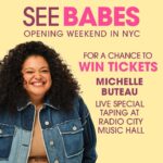 Michelle Buteau Instagram - HIIIII BABES!!!!!! Thank you for all the love and support this past week, I can’t wait for the world to see this!✨ Post your #BabesMovie ticket from opening weekend to your stories and tag @babesmovie for a chance to win a pair of tickets to the live special taping of my show at Radio City Music Hall!