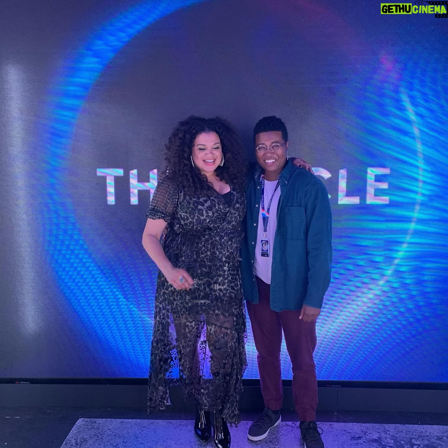 Michelle Buteau Instagram - We full circle huney!!! On April 17th The Circle is back for SEASON SIX & you can enter the chat bishes! I’m way too excited for this shady nonsense, please come get me. Only on @netflix @thecirclenetflix 🗣️⭕️