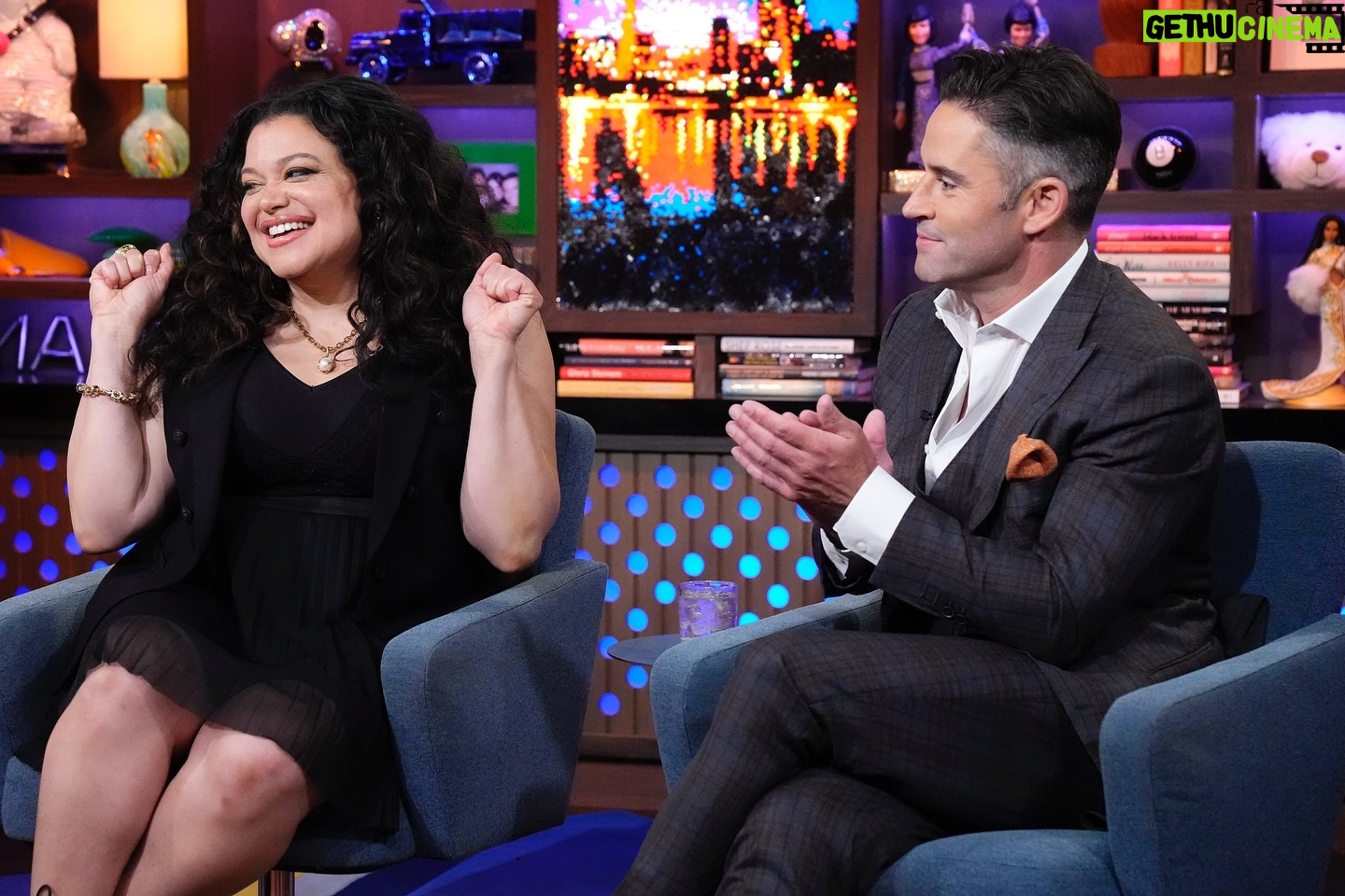 Michelle Buteau Instagram - #BabesMovie star Michelle Buteau on Watch What Happens Live!