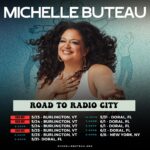 Michelle Buteau Instagram - It’s the road to RADIO CITY!!!!!! I’m doing a few shows to get ready for the special taping so show up and show out bish!!!! 🙏 🖤 👖