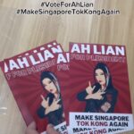 Michelle Chong Instagram – First Look: Presidential Campaign Preparations in Office #VoteForAhLian #MakeSingaporeTokKongAgain #AhLian2023 #SGpresident