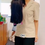 Michelle Chong Instagram – Well-trained or Wayang?? 😂 
#GenZ #CantLiveWithThemCantLiveWithoutThem