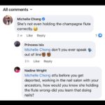 Michelle Chong Instagram - So I made a comment based on this video of a very old tv show of 2 divas showing off and throwing shade at each other and boy, did people get mad!😅🤷🏻‍♀️ SWIPE LEFT! What should I reply to the second comment?😁