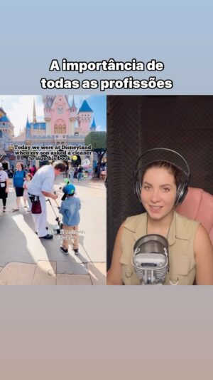 Michelle Giudice Instagram - Pra voltar pro trabalho com um sorriso no rosto!! A sua função é tão importante quanto qualquer outra, trabalhe com amor ♥️

#humanidade #crianças #atodeamor #altruísmo #consciencia #aprendizado #disney #profissão #tradução