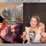 Michelle Giudice Instagram - Coisa mais fofaaaaa!!!! Pra ouvir os barulhos mais alto, é só ir no vídeo original (é só clicar em “remix com ______” embaixo do meu arroba) #leagueoflegends #smolder #riot #dublagem #atordavoz #cachorro #pet