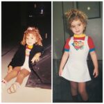 Michelle Giudice Instagram - Hoje é dia da tv, e a primeira foto é de quando eu tava me preparando pro maior momento da minha vida!! Aos 3 anos fui contratada pelo SBT pra integrar o elenco do Bom Dia e Cia. Foi isso que ditou o resto da minha vida inteirinha. E eu não poderia ser mais grata ao universo por esse presente!! E a minha mãe, que foi quem possibilitou que eu tivesse a melhor infância que eu poderia sonhar!! Fiquei lá por 5 anos e depois ainda tive um quadro na Praça é Nossa. Arrasta pro lado pra ver!! #diadatv #atrizmirim #tv