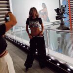 Michelle González Instagram - Sirviendo 👽 tras 👽 en Miami en el tour de medios de GEM Todo custom made bb Por mi ride or die @tulioanguiano 🔌 @illismedia @camionthecam @trinitymusic333 @symphoniclatino @symphonicdistro @richmedicci