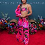 Michelle Khare Instagram - @unforgettablegala 🫶🏽 / hair and makeup by @livlivlivmarie styled by my sister @madelinekhare outfit from @papadontpreachbyshubhika - I got this fit online but man it’s a dream of mine to work with them one day! 🥹