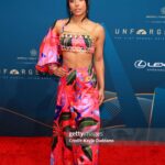 Michelle Khare Instagram - @unforgettablegala 🫶🏽 / hair and makeup by @livlivlivmarie styled by my sister @madelinekhare outfit from @papadontpreachbyshubhika - I got this fit online but man it’s a dream of mine to work with them one day! 🥹