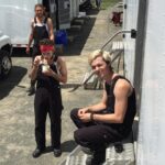 Michelle Mylett Instagram - When I auditioned for letterkenny I remember reading the sides and thinking, “oh, this might not be for me”. I’ve never been a fan of crass humour and bathroom jokes. A bit “uptight” is a way people have described me in the past. Luckily the universe has a way of delivering exactly what you need when you need it(although you should have seen my face the first time I read fartbook). I wish I could fully articulate just how much this experience has meant to me. Everyone I worked with, every single person, has made me a better actor and human being. You are all so deeply funny and kind and I’ve never been a part of something that feels so special. Thank you to the entire cast, our incredible crew, producers and networks for coming together to make something a bit outside of normal. Not everyone in the industry takes chances like that and I hope you all feel as smug as I do for what we accomplished. @jacob.tierney who directed EVERY EPISODE of letterkenny. you are so talented it kinda pisses me off honestly. Jared Keeso, you don’t have Instagram but I suspect you’ll see this…Your brilliant writing continued to amaze me every season, thank you for creating such a beautiful world. I’ve learned so much from you. To the women of letterkenny, wow. you all put yourselves out there in a BIG way. Thank you for your generosity and courage, it hasn’t gone unnoticed. Lastly, to our dear fans who have supported us over the years. None of this would have happened without you, none of it. So thank you for being there with us every step of the way. Playing Katy was an honour but I’ve gotta be honest, I won’t miss those damn shorts!