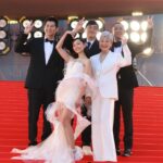 Michelle Wai Instagram - 好珍惜可以見到咁多愛電影嘅業界人士聚首一齊嘅一夜，好榮幸可以置身其中參加到金像獎，再次恭喜所有得獎者！👏🏻👏🏻👏🏻 #附上紅地氈的美照😝 #第42屆香港電影金像獎 #金像獎 #不日成婚2 Gown: @homologofficial Shoes: @louboutinworld Jewelry: @emperorjewellery #英皇珠寶 Styling: @rules.Co @kwongbobo Hair: @singsing113 Makeup: @make_up_by_mw @guerlain Camera: @canonhongkong Photo: @stefani_shum