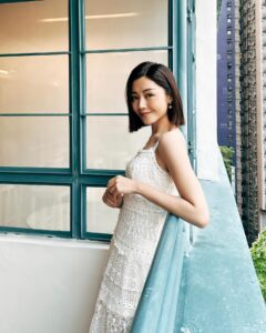 Michelle Wai Instagram - #happysaturday ❤️ Dress: @majeparis