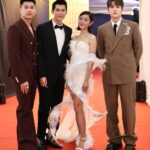 Michelle Wai Instagram - 好珍惜可以見到咁多愛電影嘅業界人士聚首一齊嘅一夜，好榮幸可以置身其中參加到金像獎，再次恭喜所有得獎者！👏🏻👏🏻👏🏻 #附上紅地氈的美照😝 #第42屆香港電影金像獎 #金像獎 #不日成婚2 Gown: @homologofficial Shoes: @louboutinworld Jewelry: @emperorjewellery #英皇珠寶 Styling: @rules.Co @kwongbobo Hair: @singsing113 Makeup: @make_up_by_mw @guerlain Camera: @canonhongkong Photo: @stefani_shum