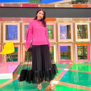 Michiko Tanaka Instagram - 明日は#プレバト展　にて
トークショーに出演させていただきます🥰✨
15:00〜渋谷の東急プラザにて！

多くの作品が出展され、グッズや本も販売されているようです😃
前日の告知でごめんなさい🙇‍♀️
ぜひご都合合う方はいらしてくださいね☺️❤️ 

写真は、水彩画の野村先生と初めてお会いした時の写真😘
初めてなのに初めてな感じがしなかった笑

対談が掲載されてる水彩画本も販売されてるので、そちらもぜひお手に取りください🫶