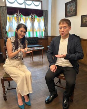 Michiko Tanaka Instagram - 今日のお仕事は、本当に幸せなことがあったの！！
生きててよかった！！
みんなに告知したくてうずうず…🤭😆❤️

明日は#プレバト
色鉛筆にて昇格なるかー🤔✨
めちゃくちゃ頑張ったよ😆✨❤️
ぜひご覧ください！

あと20:49〜は
#築き人 👏✨
古生物学者の芝原暁彦さんをお迎えしました☺️✨化石も見せていただきましたよ〜
普段関わることのない世界を教えてもらえました😊そちらもぜひご覧ください☺️👏