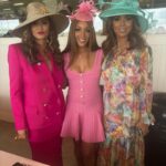 Mickey Guyton Instagram - Pre-derby festivities 💕🐎 @mstinaknowles @smokeyrobinson @hollyrpeete 👗: @retrofete
