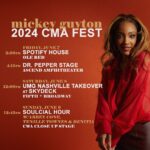 Mickey Guyton Instagram – If you’re wondering where I’ll be during #CMAFest, wonder no more! Here’s my full schedule, I can’t wait to see so many of you this week! Let me know in the comments if you’re coming and what songs you want to hear. ✨