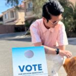 Midori Francis Instagram - I am having a great time out in Las Vegas, Nevada meeting with @aapidemsnv and other members and coalitions within the #nevadademocraticvictory . I'm out here canvassing door to door today but I stand in great appreciation and awe towards all of you who are out there doing this EVERY DAY, many of you since the summer. Mid-term elections are on Tuesday and we are so close in a few key states like Nevada. Every. Vote. Will. Count. Many states offer same day voter registration! Our rights are on the line. Thank you for standing up. Link in bio for more info. This will literally come down to a margin of victory !!!