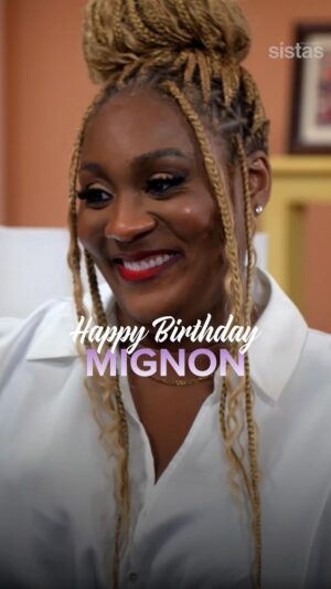 Mignon Von Instagram - Happy birthday to our sis @mignon_fof. 💖 You bring joy and light to our TV screens. Enjoy your day. 🫶🏾 #SistersOnBET