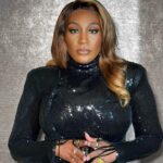Mignon Von Instagram - Thinking of a master plan… congrats @latto777 !! Dress @beeombi Jewelry @pr_solo 💄@ciarafineapple 💇🏾‍♀️ @porsche_creations #culturesbiggestnight #betawards #sistasonbet #dreamteam
