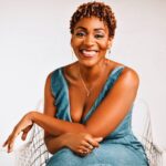 Mignon Von Instagram - All smiles...you might not be where you want to be. But every once in a while, look back and thank God you aren’t where you used to be 💫 📸 @miked.shotme 👗 @vee_gilliam 💇🏾‍♀️ @chauna_beauty_is_payne 💄 @riskaartistry #storyteller #innerstrength #innerbeauty #stepsofagoodmanareorderedbythelord #power #love #soundmind #yougotthis #sistasonbet #lookahead #thefutureisbright