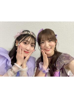 Mikako Komatsu Instagram - 全プリキュアライブ！ありがとうございました！
最高の景色でした🌟
スタプリチーム、久々の集結！
またこの衣装を着られる日が来るとは…！！

せっかくなので、髪もこの日だけロングヘアに戻りました。
タイムスリップしたみたい〜！！

みんなで集まると、一瞬であの時の空気に戻れちゃう。
みんなの個性が光る素敵なチームなんです(๑′ᴗ‵๑)

プリキュアの歴史と、未来を感じられる
素晴らしいステージになりました！

またこんな素晴らしい機会がありますように🌙

同じ紫カラー戦士なキュアアース、みもりん！
ママトークに花を咲かせておりました…(˶‾᷄ ⁻̫ ‾᷅˵)
麗しいみもりん…！またゆっくり話そうね〜！

そしてキュアマジェスティ、古賀葵ちゃん！
癒し…！！と思いきやステージでは、
場を制するポテンシャルの持ち主！ヒュー！！

キュアバタフライ、七瀬彩夏ちゃん！
あやサマ！！久しぶりに会えて嬉しかったよ！
再会の場所が、プリキュアのステージなんてエモすぎる！

一部の方としか撮れずでしたが、思い出はいっぱい！

本当にたくさんの皆さんと作り上げたステージ。
愛に溢れた時間でした。

また皆様とお会いできますように🌟