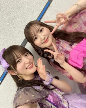 Mikako Komatsu Instagram - 全プリキュアライブ！ありがとうございました！
最高の景色でした🌟
スタプリチーム、久々の集結！
またこの衣装を着られる日が来るとは…！！

せっかくなので、髪もこの日だけロングヘアに戻りました。
タイムスリップしたみたい〜！！

みんなで集まると、一瞬であの時の空気に戻れちゃう。
みんなの個性が光る素敵なチームなんです(๑′ᴗ‵๑)

プリキュアの歴史と、未来を感じられる
素晴らしいステージになりました！

またこんな素晴らしい機会がありますように🌙

同じ紫カラー戦士なキュアアース、みもりん！
ママトークに花を咲かせておりました…(˶‾᷄ ⁻̫ ‾᷅˵)
麗しいみもりん…！またゆっくり話そうね〜！

そしてキュアマジェスティ、古賀葵ちゃん！
癒し…！！と思いきやステージでは、
場を制するポテンシャルの持ち主！ヒュー！！

キュアバタフライ、七瀬彩夏ちゃん！
あやサマ！！久しぶりに会えて嬉しかったよ！
再会の場所が、プリキュアのステージなんてエモすぎる！

一部の方としか撮れずでしたが、思い出はいっぱい！

本当にたくさんの皆さんと作り上げたステージ。
愛に溢れた時間でした。

また皆様とお会いできますように🌟