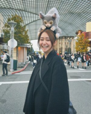 Miki Yanagi Instagram - ユニバ！モンハンやりたくて行ってきた！
ギンセンザルのカチューシャつけてる人1人もいなかった😇