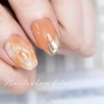 Miki Kawanishi Instagram - 💅🫧 先月はさっぱりしたい気分だったので 珍しくオレンジネイル🍊(⸝⸝ ◜~◝⸝⸝) いつもありがとうございます🥰 @nailsalon_filer #ネイル #ジェル #ジェルネイル #ネイルデザイン #nail #nailart #jellnail #みきぽんネイル #夏ネイル #オレンジネイル #爽やかネイル