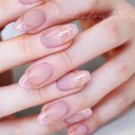 Miki Kawanishi Instagram - 🫧🦩 前々回のネイル💅 muiceの新キービジュのやつ🤍 デザインは控えめだけど 存在感あるようにしてもらいました🫧 いつもありがとうございます🥰 @nailsalon_filer #ネイル #ジェル #ジェルネイル #ネイルデザイン #みきぽんネイル #夏ネイル #ミラーネイル #フレンチネイル #きれいめネイル
