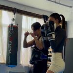 Miku Martineau Instagram – manifesting an action role 😏
@flow 

 #actor #kickboxing #muaythai #stuntwork