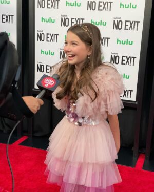 Mila Harris Instagram - 📸About last night… 🤩So much fun at the Red Carpet Premiere of No Exit, coming out tomorrow on @hulu and @disneyplus internationally! More pics and interviews to come 😘 #noexit #comingsoon #tomorrow #hulu #disney #star #20thcenturystudios #suspense #thriller #whodoneit #mystery #kidnapped #blizzard #stranded #survive