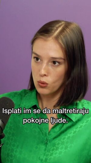 Milena Radulović Instagram - Tvoji uspesi ih ne zanimaju, važno je samo šta si obukla, kako izgledaš. Tako funkcionišu mediji u Srbiji. I to im se isplati.

Epizoda je sada dostupna ☝️ Gledaj ili slušaj na linku u opisu profila.