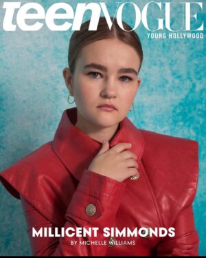 Millicent Simmonds Instagram - Thank you @teenvogue such an honor! ❤️🖤