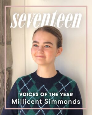 Millicent Simmonds Instagram - Thank you @seventeen for including me. I’m humbled and inspired❤️🤟🏻 #americansignlanguage #asl #inclusionmatters
