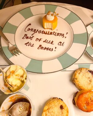 Millicent Simmonds Instagram - Thank you! @claridgeshotel 🫖