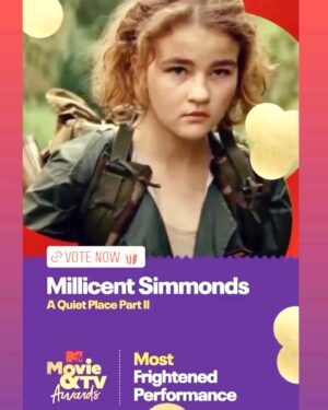 Millicent Simmonds Instagram - Thank you @mtv link in bio to vote!