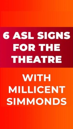 Millicent Simmonds Instagram - Learn some American Sign Language for the theater and watch my latest interview with @officialbroadwayworld where we discuss my Broadway debut and more! Link in my bio! #asl #americansignlanguage #deafbroadway @greyhousebway