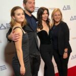 Millicent Simmonds Instagram - I was honored to present an award to @beckandwoods and @johnkrasinski for writing A Quiet Place at the Media Access Awards. Congrats you guys! 🏆