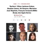 Millie Brady Instagram - So excited for this adventure 💫 @variety @deadline #Surface #AppleTV @hellosunshine @reesewitherspoon 🎥 @ollieazis @jessicakovacevic @vrwpublicity