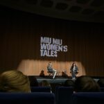 Millie Brady Instagram - Celebrating film though the female gaze with @miumiu Womens Tales. 25th Tale directed by the inimitable Lila Aviles 🤍 Hair @jasongohhair Makeup @alinasamssonova