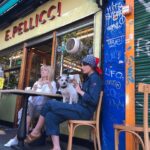 Millie Brady Instagram - Business talk 🧿 @pelliccicafe @patricia_palmer09