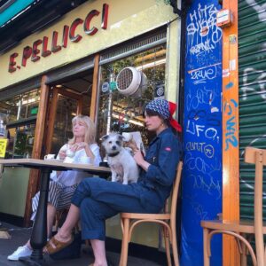 Millie Brady Instagram - Business talk 🧿 @pelliccicafe @patricia_palmer09