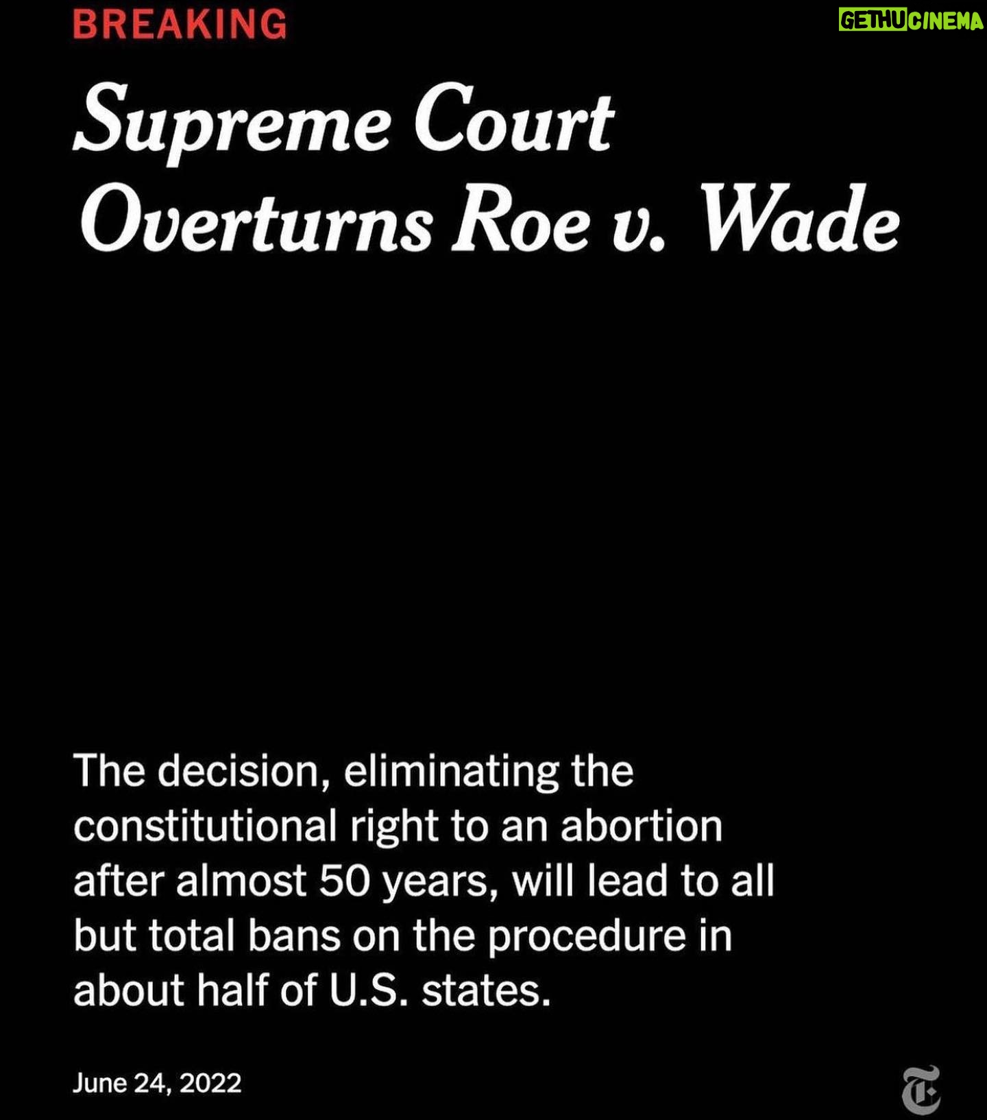 Millie Brady Instagram - Abortion is a human right, and the overturning of Roe v Wade is an an attack on freedom and gender equality and endangers health. Forcing a person to give birth against their own will is the most wildly inhumane and barbaric attack on women and people with a uterus and ovaries. HOW is this happening in 2022. HOW are Politicians are making decisions on the female reproductive system. I am horrified. I naively thought this day would not come and here it is, I’m full of anger and sadness for people in America and across the world that this cruel elimination of the constitutional right to abortion affects. 50 years since people of America fought and won for freedom to safe abortions and here we are having gone back to a place where women are stripped once again to their right to self-determination @plannedparenthood • @abortionfinder Edit: For each comment on here attacking either me or a woman’s right to choice I will be donating $ to @plannedparenthood - Thank you for helping fight the good fight ☮️ #bansoffourbodies