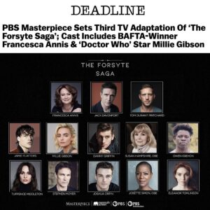 Millie Gibson Instagram - In other news… super excited to say I’ll be joining this beautiful cast of The Forsyte Saga as ‘Irene’ 🩰